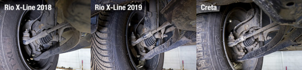 Сверяем клиренс обновлённого хэтчбека Kia Rio X-Line со&nbsp;старым