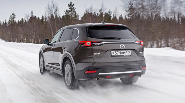 Измеряем глубину промежуточных доработок кроссовера Mazda CX-9