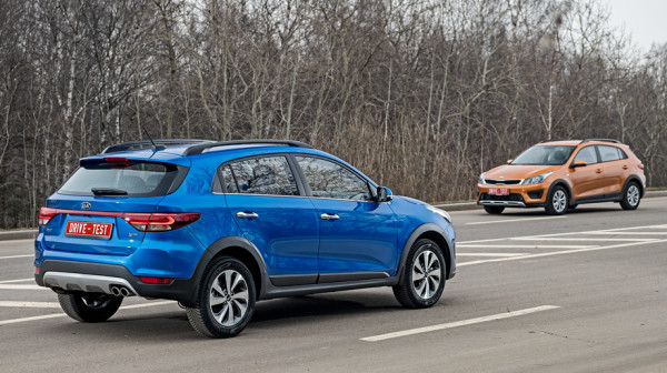 Сверяем клиренс обновлённого хэтчбека Kia Rio X-Line со&nbsp;старым