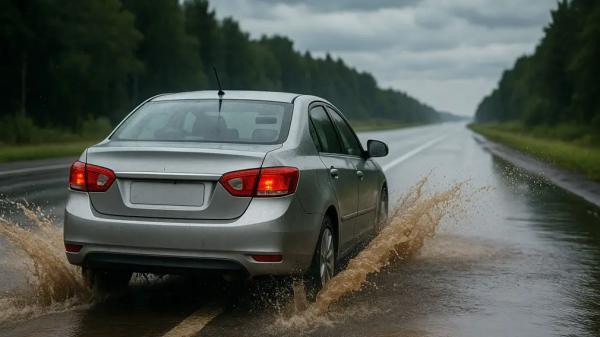 Когда машина «поплыла»: почему возникает аквапланирование, и что делать в этой ситуации Когда машина «поплыла»: почему возникает аквапланирование, и что делать в этой ситуации