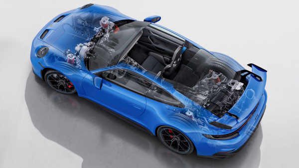 Отрываемся на Porsche GT3 серии 992 от Каймана GT4 c PDK Отрываемся на Porsche GT3 серии 992 от Каймана GT4 c PDK