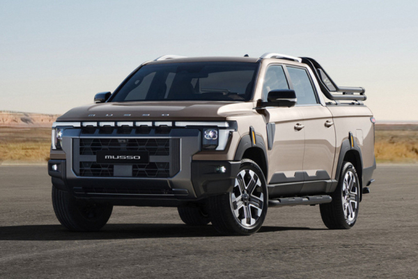 Топливный пикап KGM Musso: первые изображения